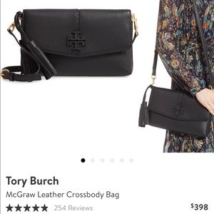 Tory Burch Mcgraw Leather crossbody bag